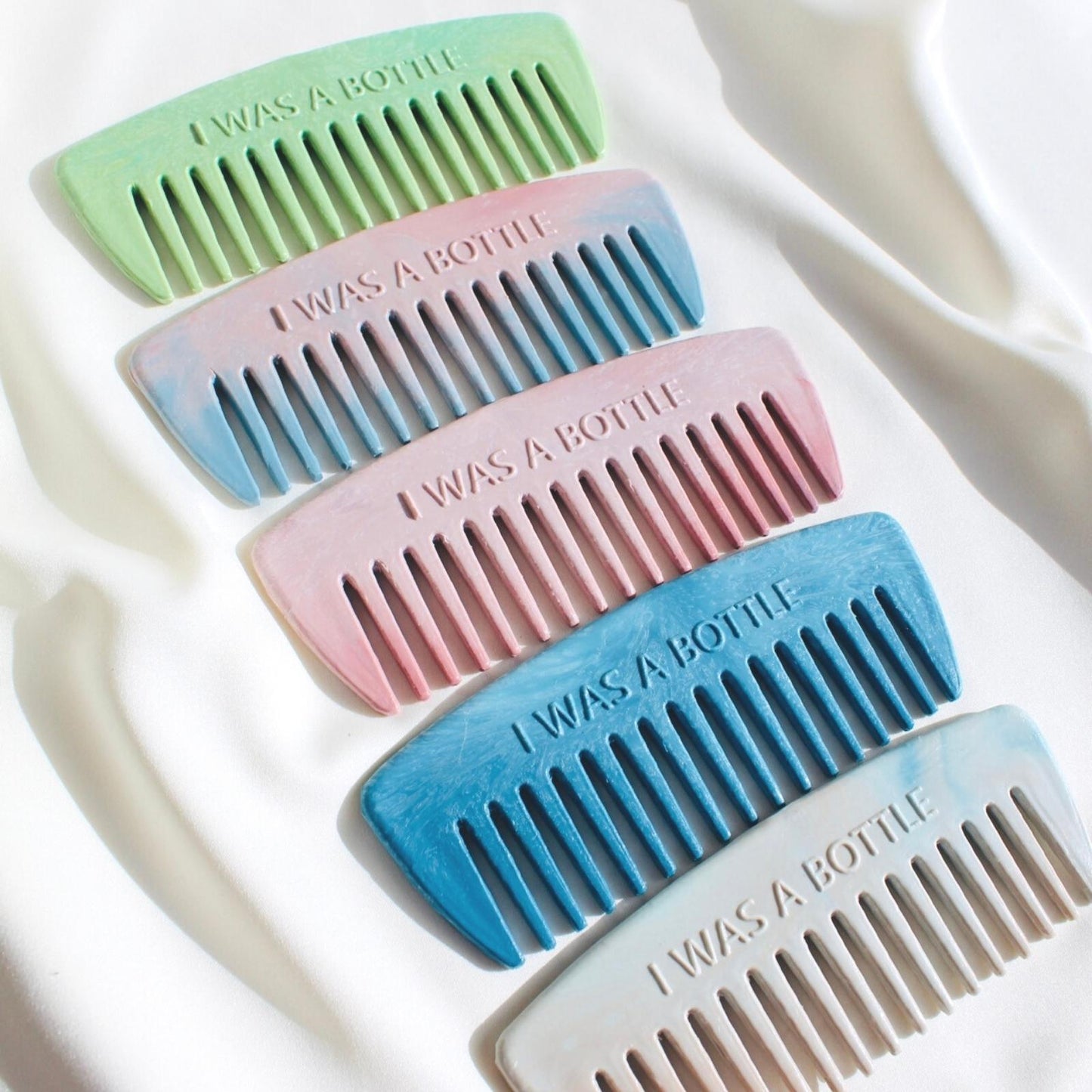 Blue Recycled Hair Comb