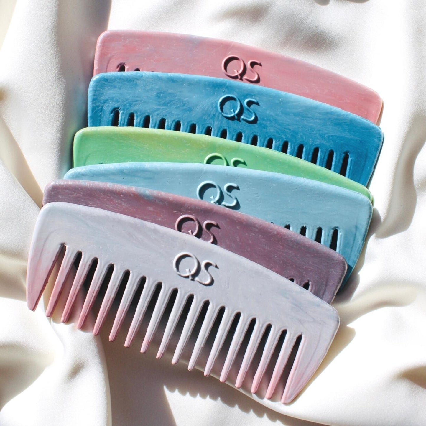 Blue Recycled Hair Comb