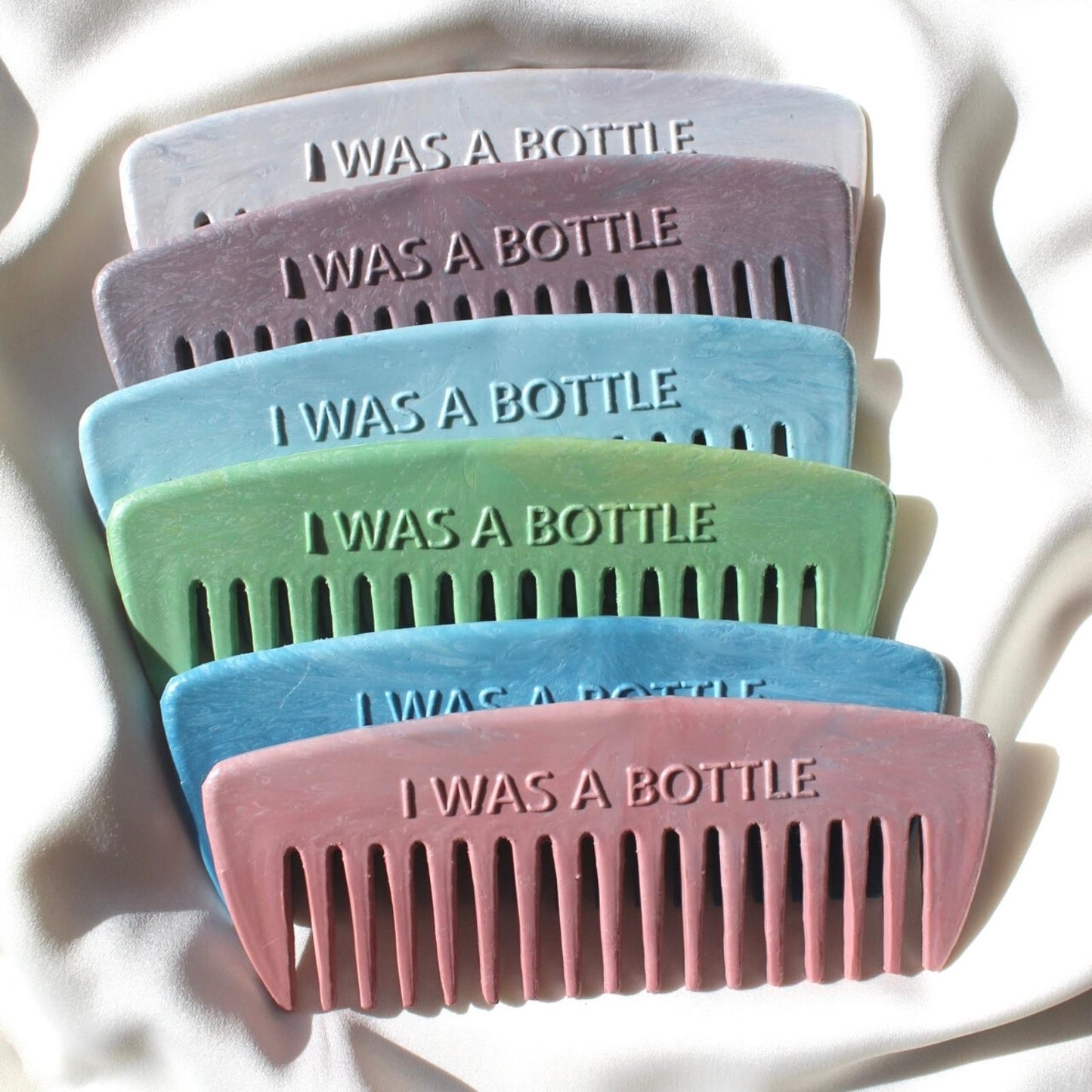 Blue Recycled Hair Comb